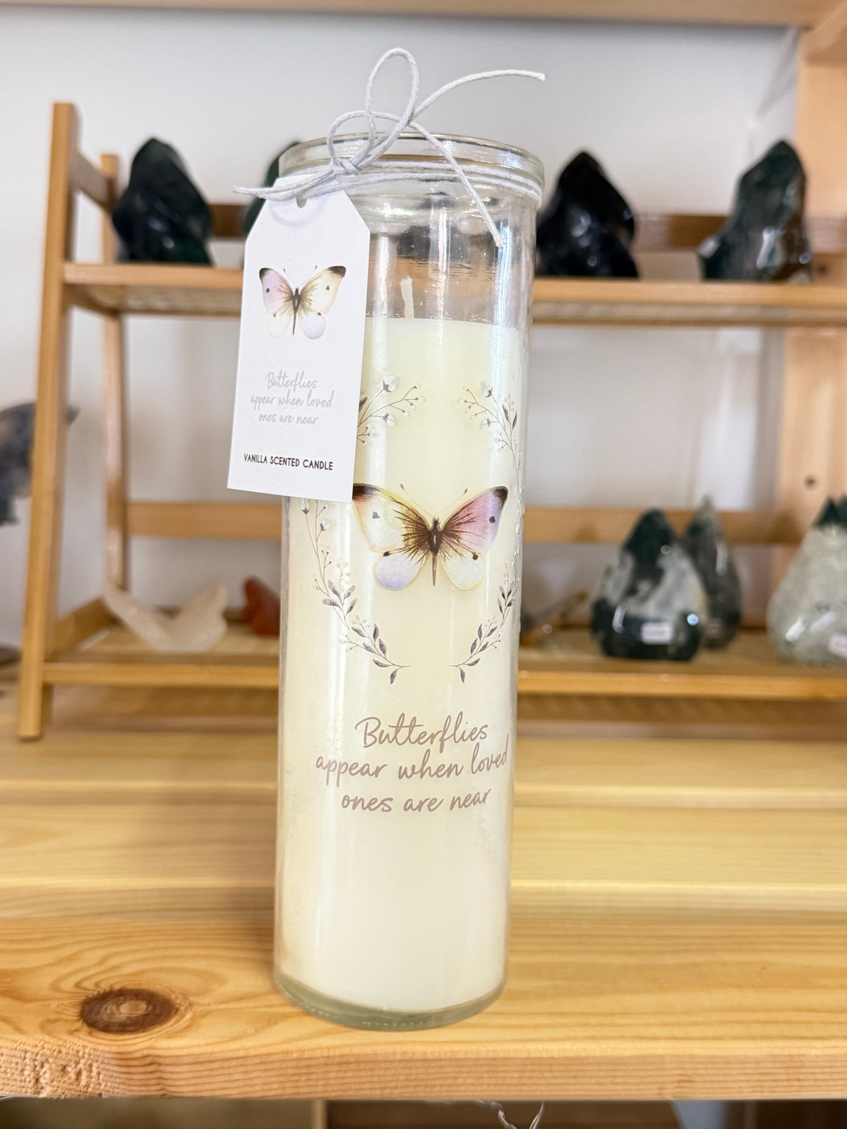 Butterflies - Passed Loved Ones Tube Candle