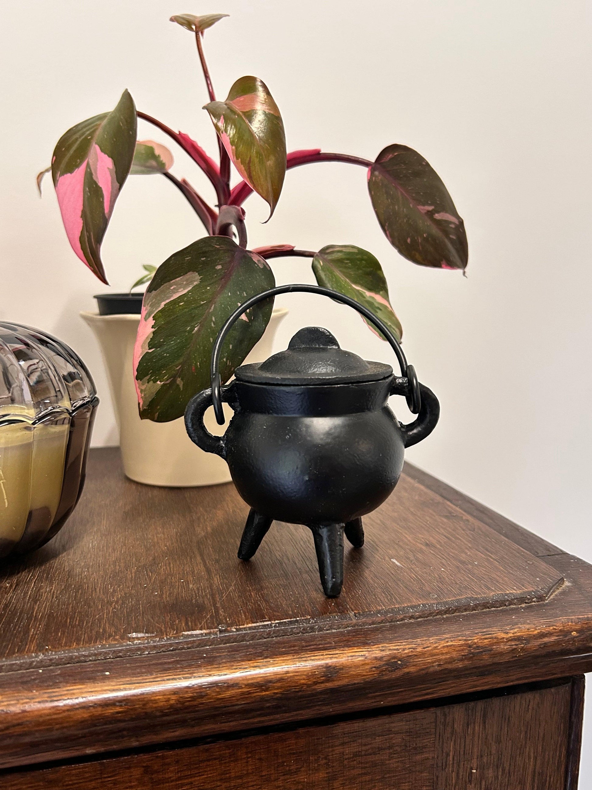 small cast iron cauldron for rituals