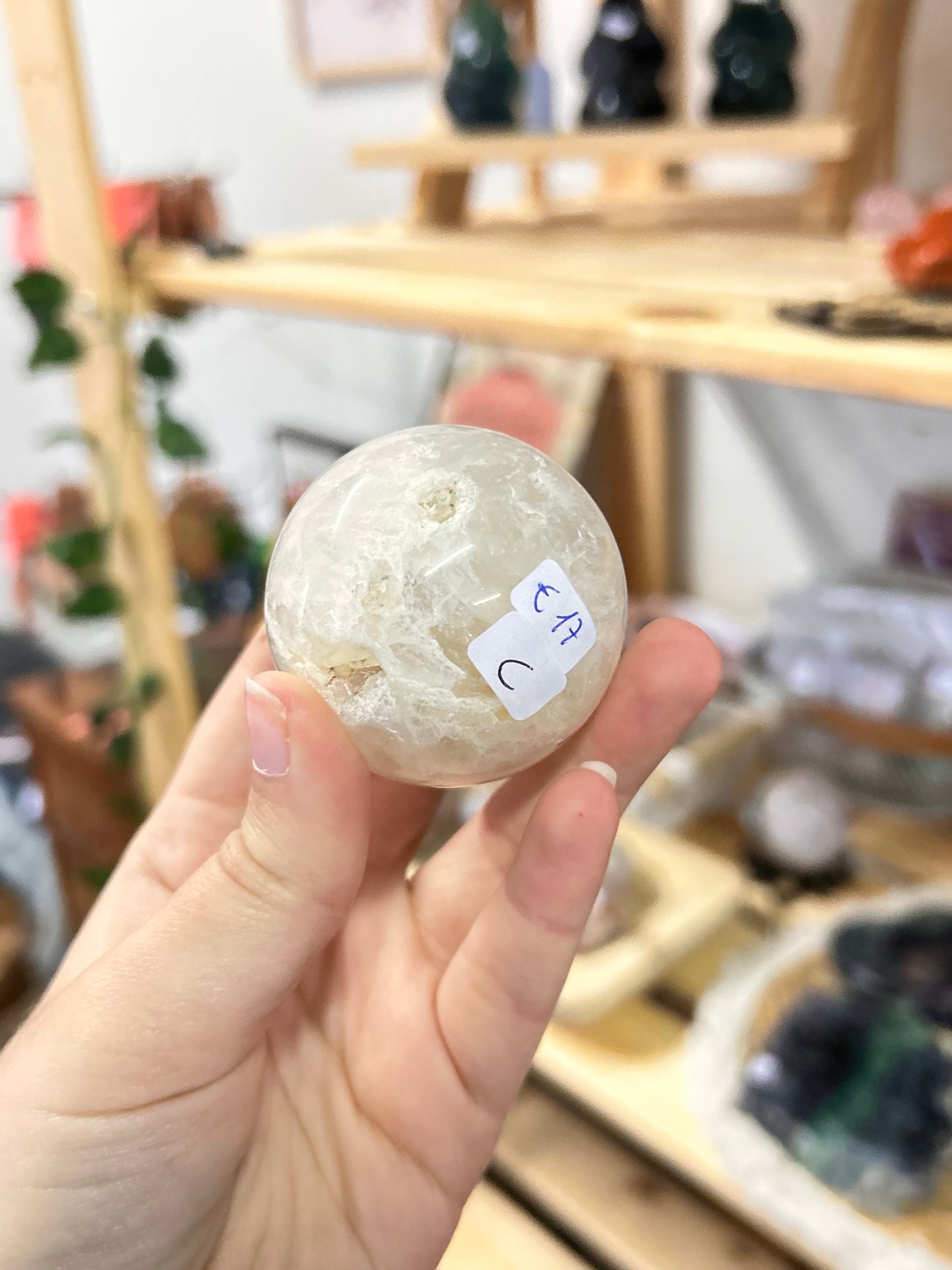 Flower Agate Sphere C