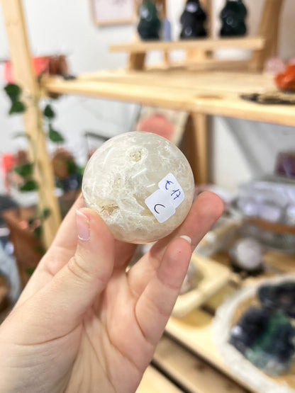 Flower Agate Sphere C