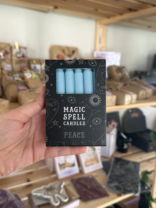 Light Blue Spell Candles