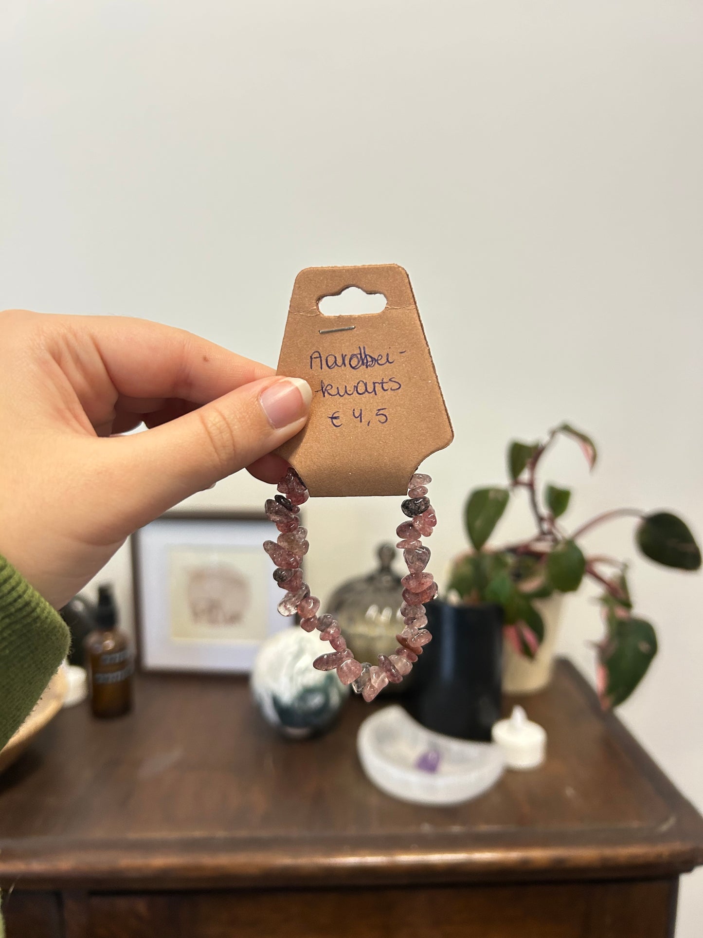 Strawberry Quartz Bracelet