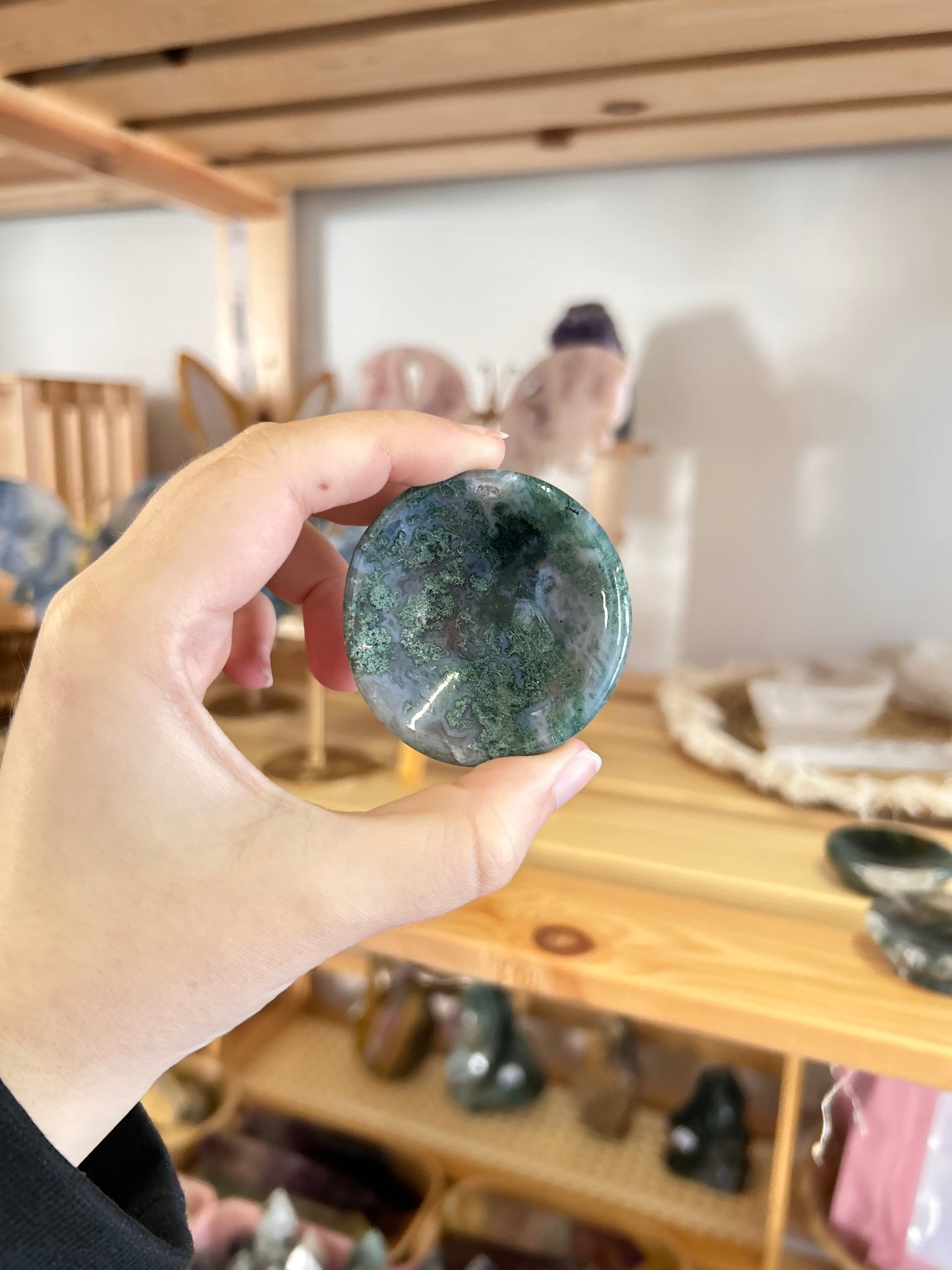 Moss Agate Bowl - Intuitively Picked!
