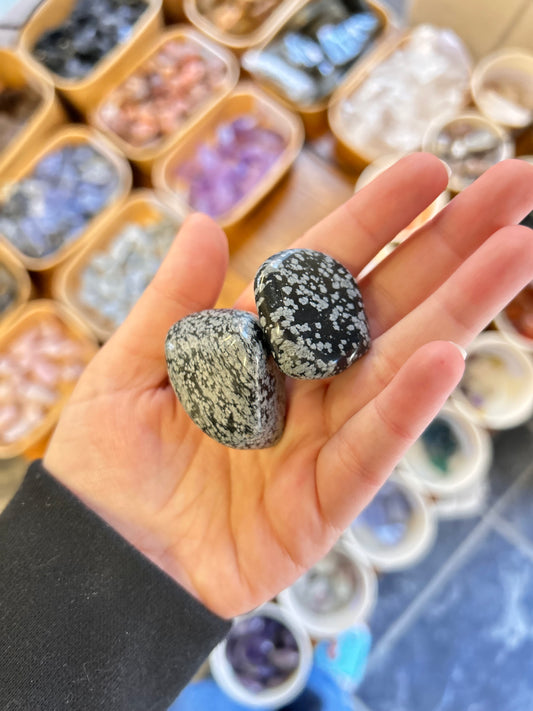 Snowflake Obsidian Tumble