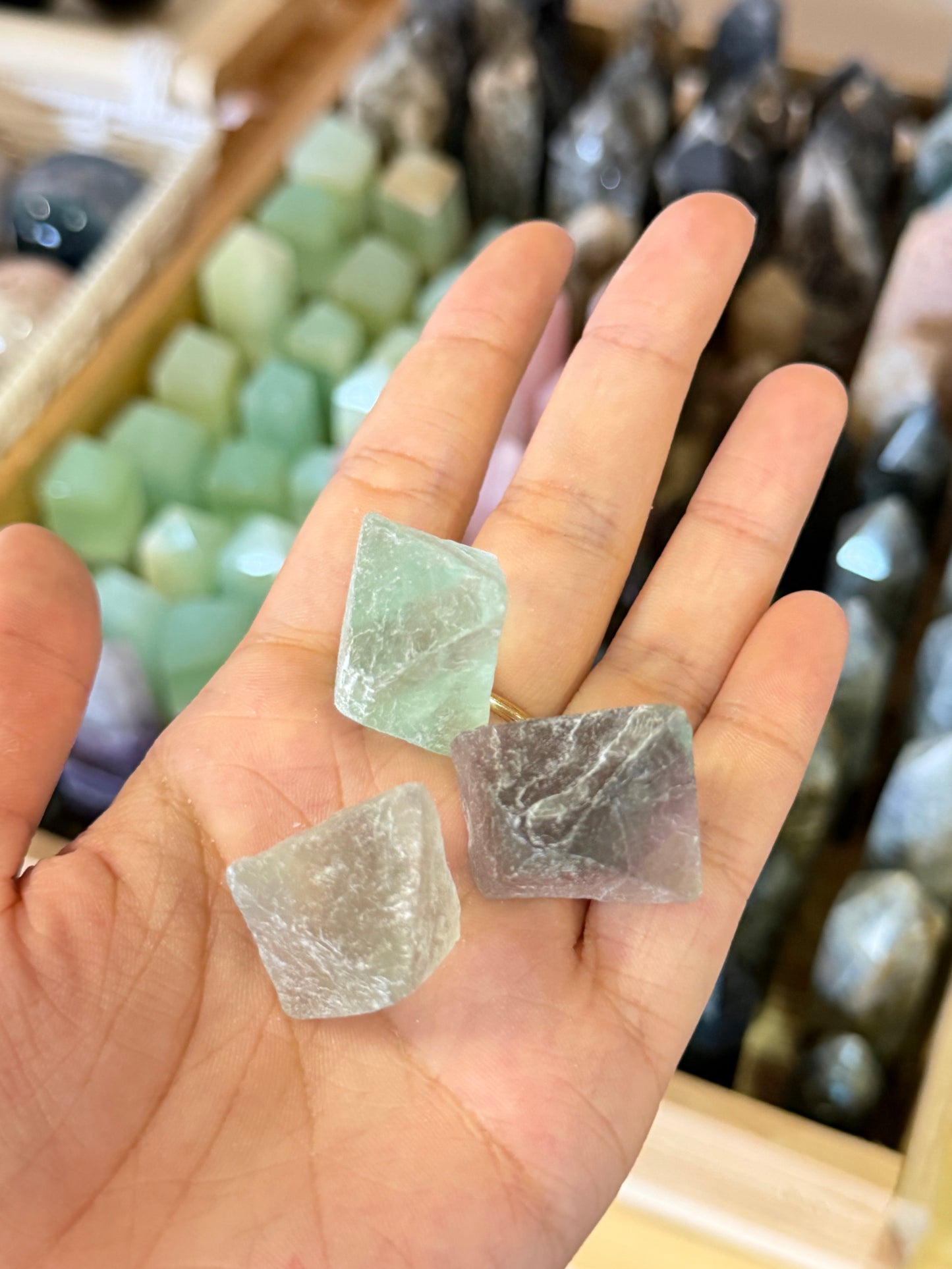 Fluorite Octahedron S