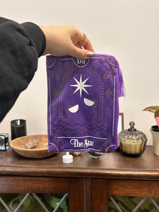 tarot pouch with star