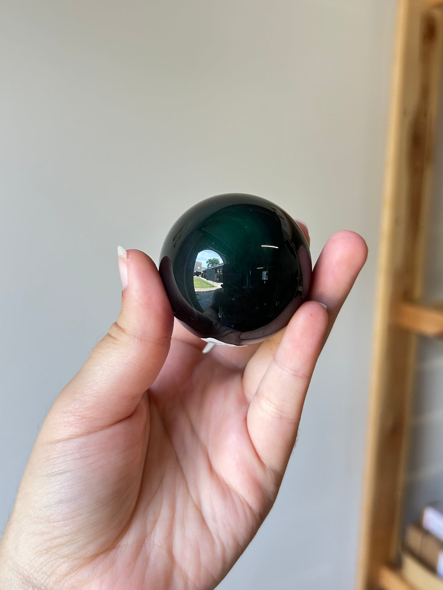 Rainbow Obsidian Sphere