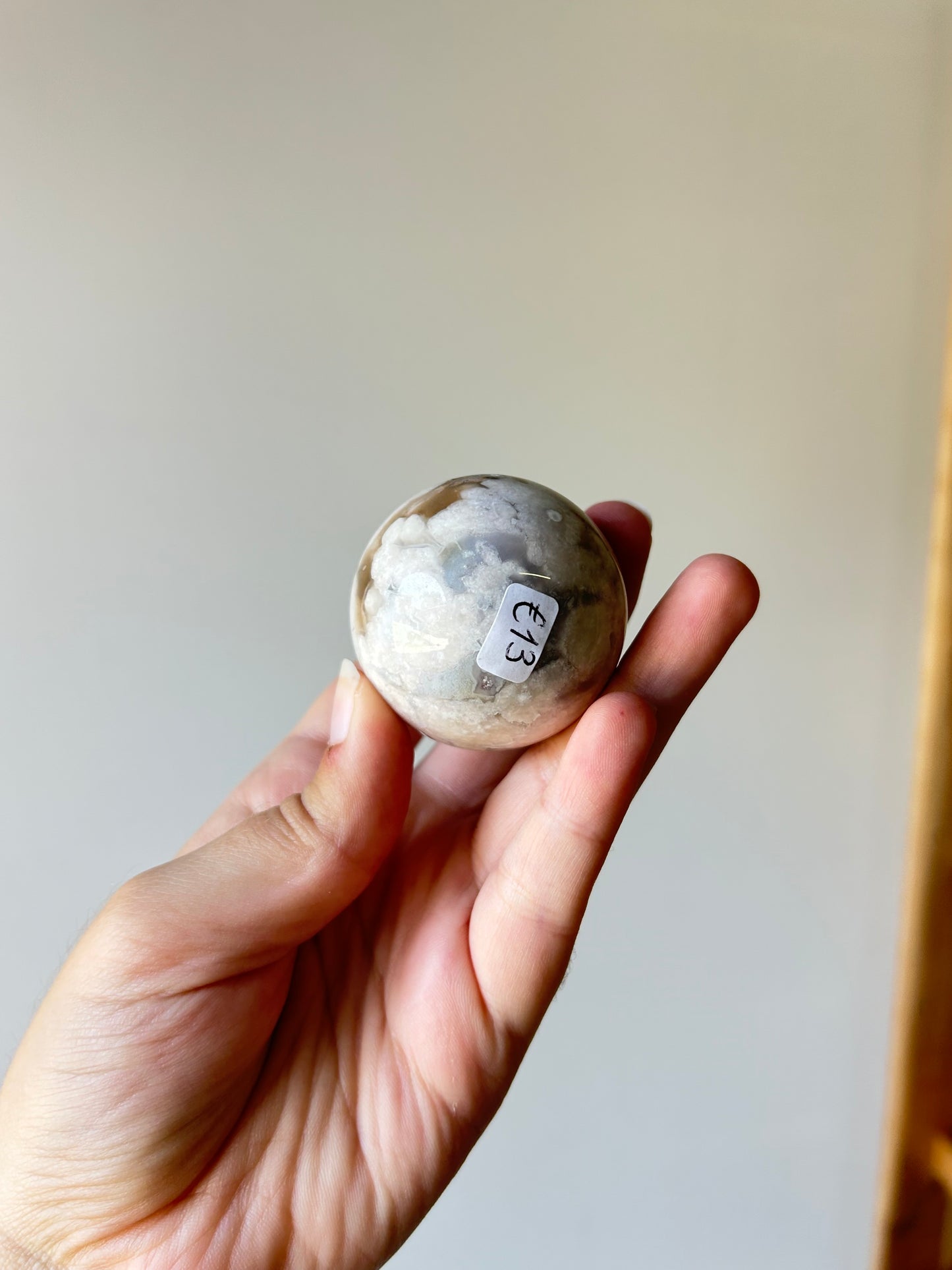 Flower Agate Sphere