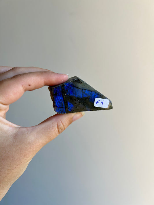 Labradorite Half-Polished Slice