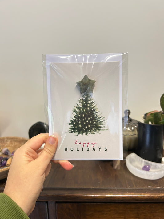Happy Holidays - Labradorite Star