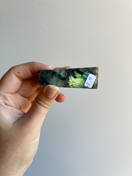 Labradorite Half-Polished Slice