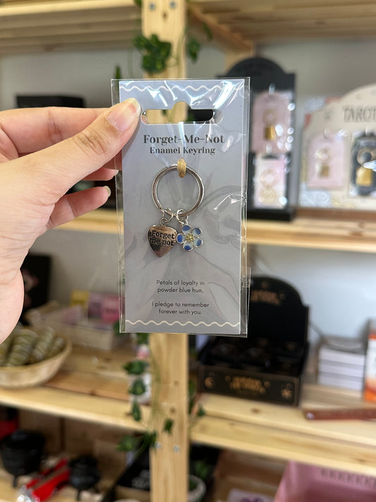 Forget Me Not Keychain