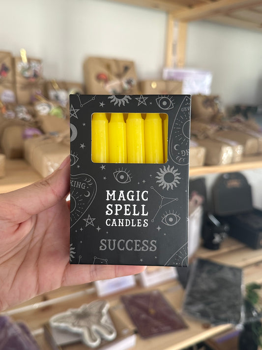 Yellow Spell Candles
