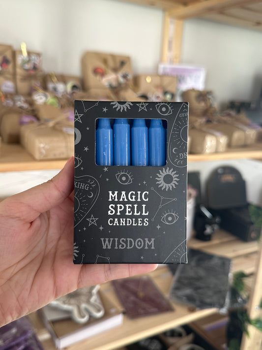 Dark Blue Spell Candles