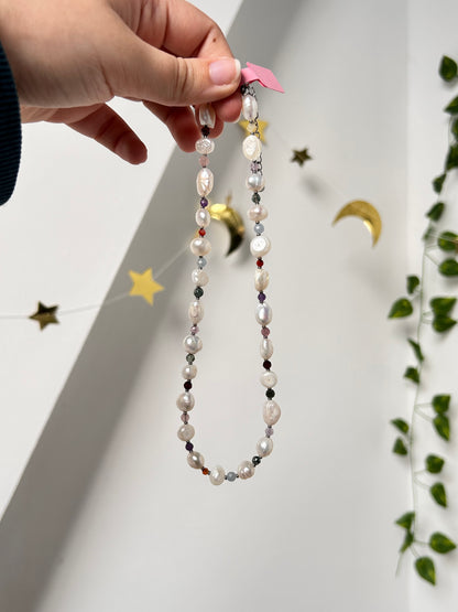 Crystal & Pearl Necklace