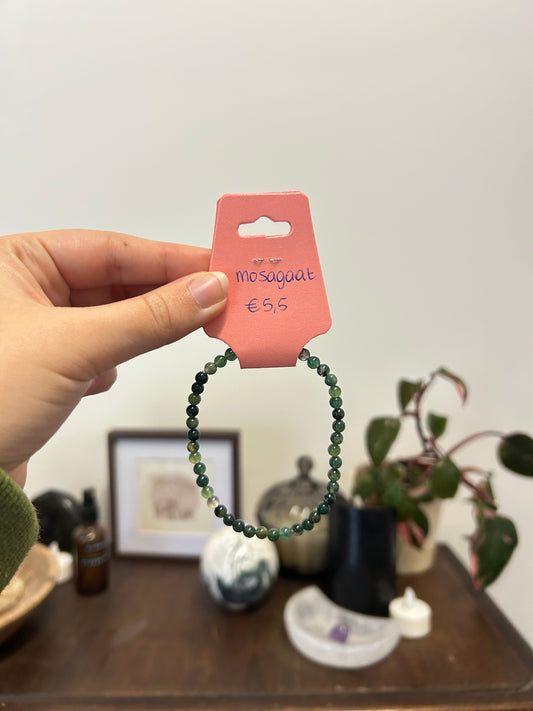 Moss Agate Bracelet