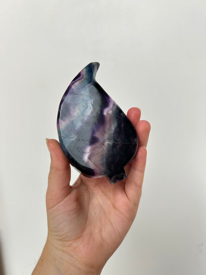 Fluorite Leaf Bowl