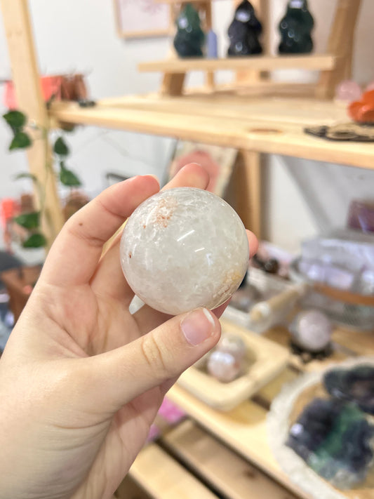Flower Agate Sphere C