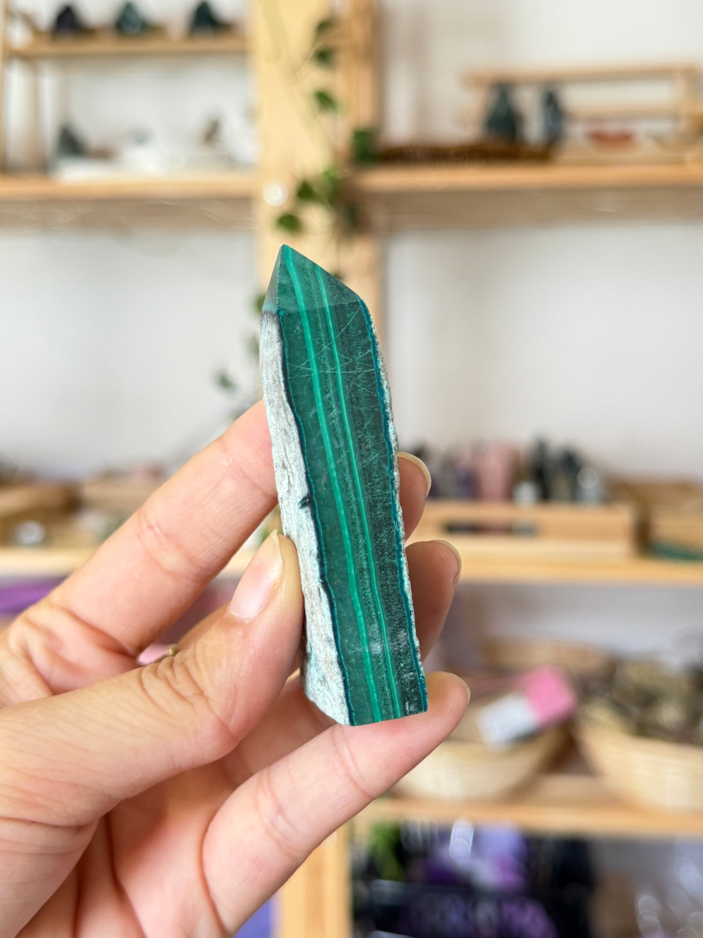 Malachite & Chrysocolla Tower A