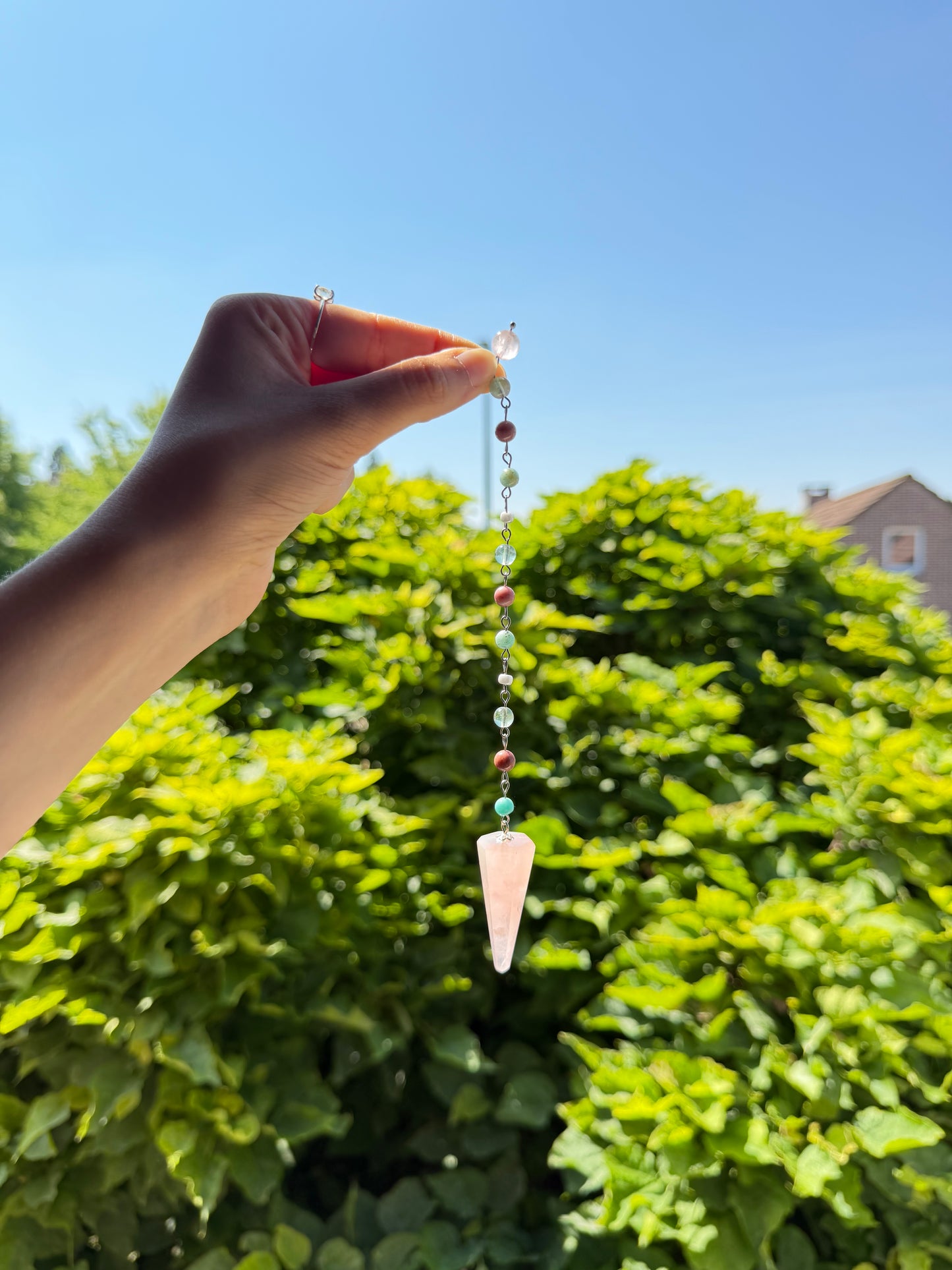 Rose Quartz Pendulum